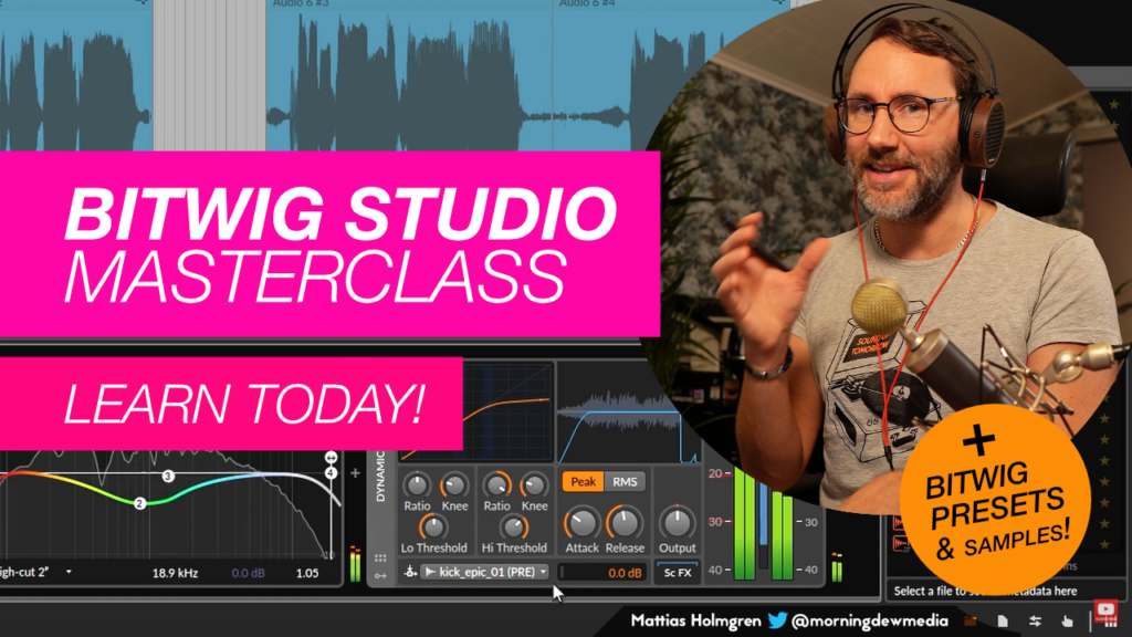 Learn Bitwig Studio with the Bitwig Masterclass