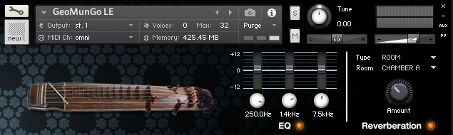 Geomungo - Korean Kontakt sampler instrument.