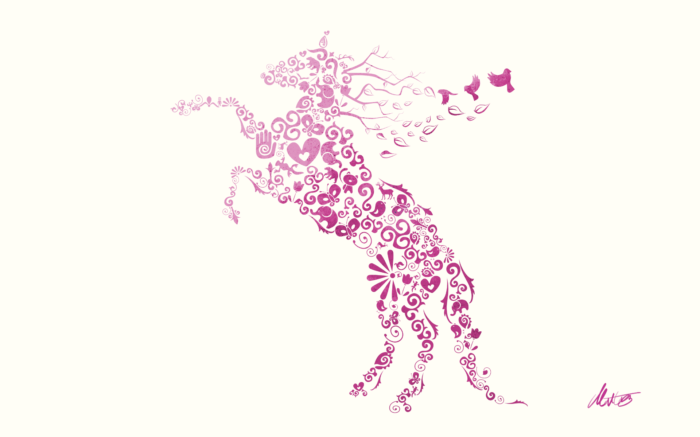 Horse Wall Poster Vector Work