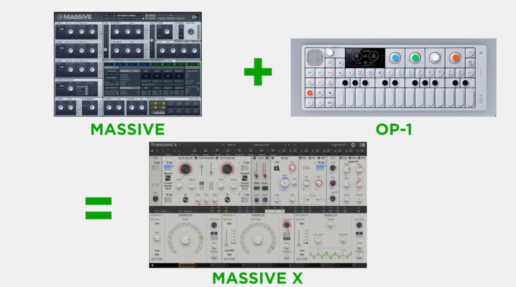 native instruments designed massive like a mixture of op-1 and vanilla massive