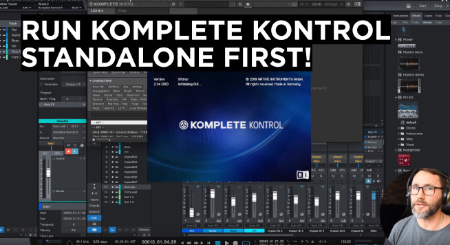 set up komplete kontrol in studio one 4