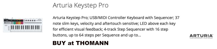 Buy Arturia KeyStep Pro