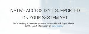 native access not working mac big sur native access not working mac big sur