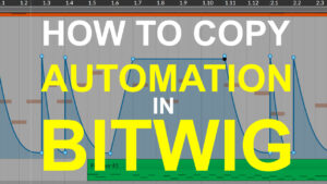 How to copy automation in Bitwig Studio