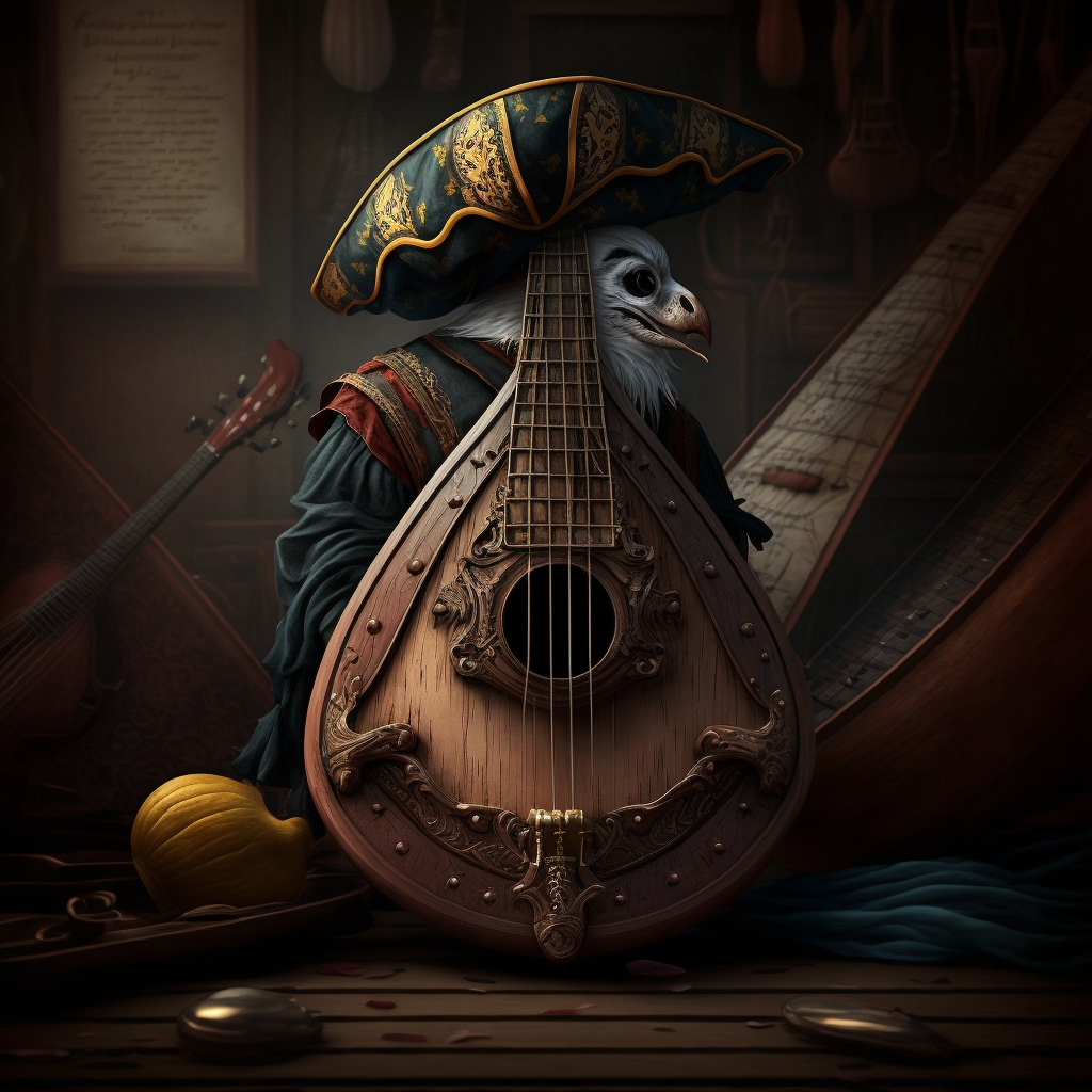 mandolin for playing pirate music melodies